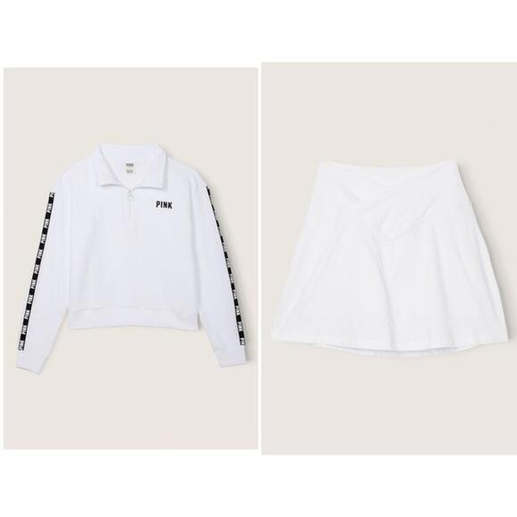 PINK VS Cropped Sweatshirt and Crossover Skort - Picture 2 of 4